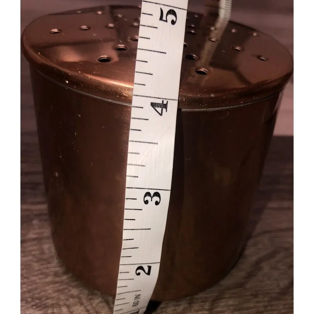 Vintage De La Cuisine Cheese Shaker Copper Tone Made In USA